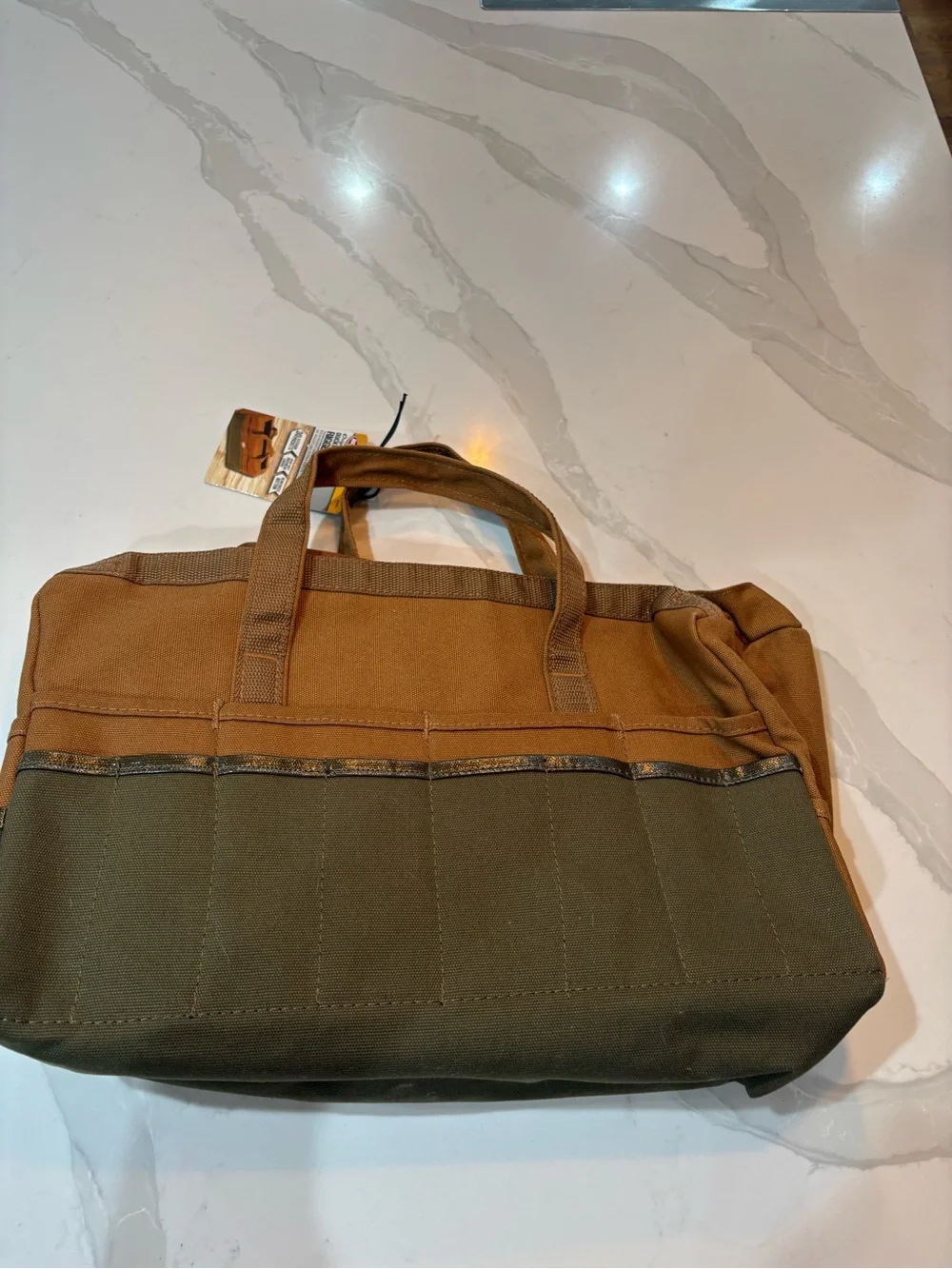 Original Series Bucket BossTwo-Tone Brown & Olive Work Duffel